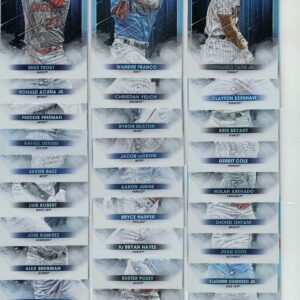 2022 Topps Baseball (Series 1) Stars of MLB Complete Insert Set (1-30) ***Plus 2022 Topps (Series 1) League Leader Set of (12) Cards!***