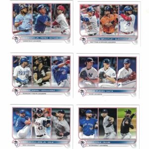 2022 Topps Baseball (Series 1) Stars of MLB Complete Insert Set (1-30) ***Plus 2022 Topps (Series 1) League Leader Set of (12) Cards!***