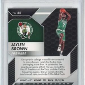 Graded 2016-17 Panini Prizm Jaylen Brown #44 Rookie RC Basketball Card PSA 10 Gem Mint