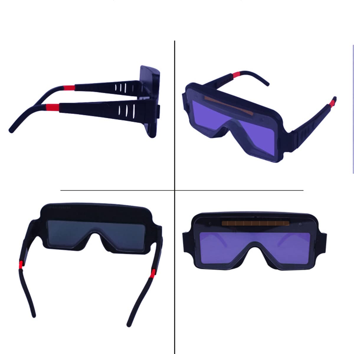 Welding Goggles, Automatic Darkening Dimming Welding Glasses Anti-glare Argon Arc Welding Glasses Welder Eye Protection Special Goggles Tools