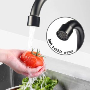 DALUOBO Folding Faucet 360 Degree Swivel hot and Cold Water Faucet Kitchen Bathroom RV Marine Deck Hatch Caravan Boat Camper Accessories