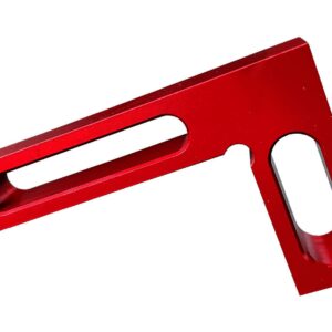 Lkonwee 90 Degree Mini Positioning Square, Small Pocket Right Angle Clamps Woodworking Carpenter Tool, Check Square on Carpenter Cutting Tools (Red)