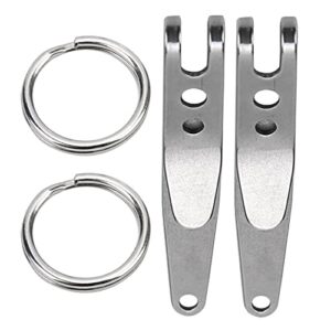 2pcs suspension pocket clip, multi purpose durable suspension clip hanger for hanging knives, suspension pocket clip for outdoor use