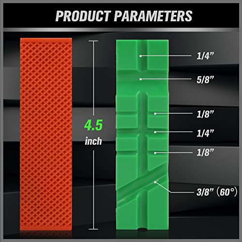 SWANLAKE 4.5 Inch Vise Jaw Pads Covers Protectors 1 Multi-Grooved & 1 Standard Set