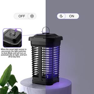 Bug Zapper - Powerful Electric Mosquito Zapper Fly Killer for Outdoor and Indoor - 4200V Metal Mesh, Insect Fly Trap Indoor Mosquito Killer for Home, Garden, Patio, Backyard (18W)