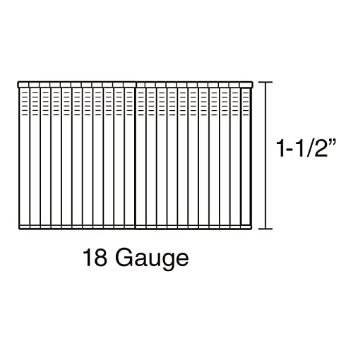 Freeman SSBN18-15 18-Gauge 1-1/2" Glue Collated Stainless Steel Brad Nails (1000 count)