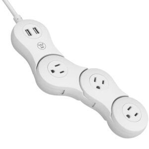 Westinghouse 96052 Flexible Power Strip, White