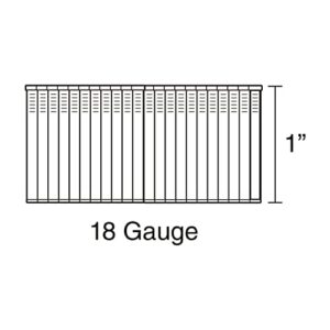 Freeman SSBN18-1 18-Gauge 1" Glue Collated Stainless Steel Brad Nails (1000 count)