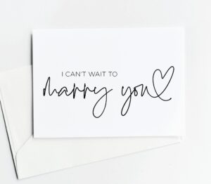 i can't wait to marry you, bride to groom wedding day card, letters to my husband from wife, love gift for him, fiancé gifts, vows