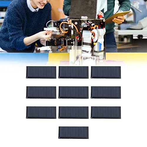 10pcs Small Solar Cell 0.15W 5V Mini Power Solar Cells Weather Resistant DIY Solar Panel Module for Science Projects Toy Light