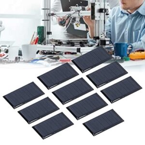 10pcs Small Solar Cell 0.15W 5V Mini Power Solar Cells Weather Resistant DIY Solar Panel Module for Science Projects Toy Light