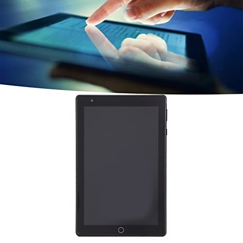 HD Tablet, MTK6592 Octa Core CPU 2600mAh Large Capacity Rechargeable Battery Dual SIM Dual Standby 128 GB TF Card Expandable Dark Gray