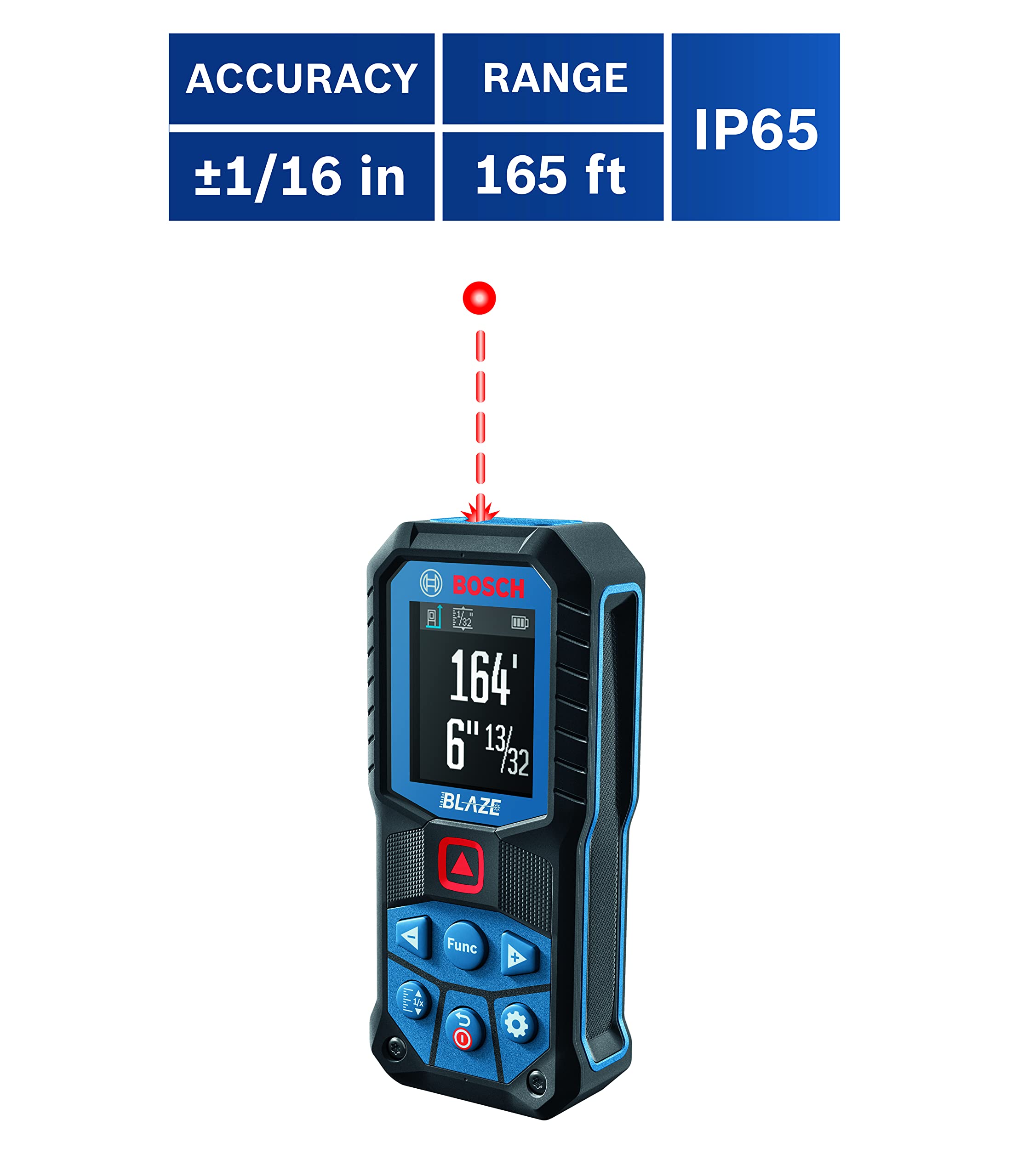 BOSCH GLM165-22 Blaze™ 165 Ft. Laser Measure