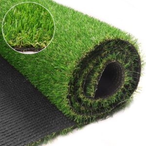 weidear artificial turf grass 4 ft x 6 ft, realistic fake grass rug with drainage holes, 20mm indoor outdoor lawn grass landscape for backyard patio, synthetic grass mat for dogs pets, customized