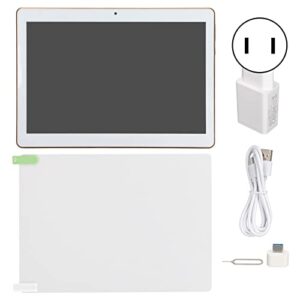 Tablet PC, White 4G Calling Tablet 1280x800 Resolution MT6753 Octa Core CPU   128 GB TF Card for Office Work for Entertainment(#3)