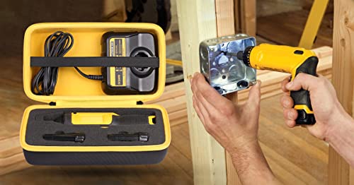 Khanka Hard Carrying Case Replacement for DEWALT DCF682N1 / DCF680N2 8V MAX Cordless Screwdriver Kit, Gyroscopic, Case Only