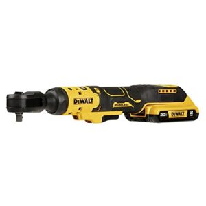 DEWALT 20V MAX Ratchet Set, 3/8 inch, 70 lbs of Torque, Battery and Storage Bag Included (DCF513D1)