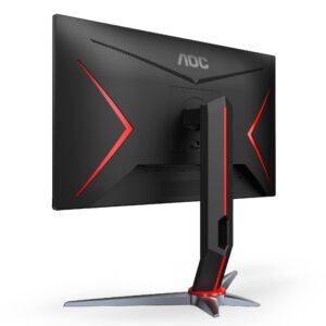 AOC Gaming 24G2S 24” Frameless Gaming Monitor, Full HD 1920x1080, 165Hz 1ms, Adaptive-Sync, Height Adjustable Stand, Black