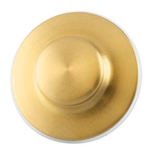 Zeesink Universal Garbage Disposal Plug,Kitchen Sink Garbage Disposal Flange and Sink Stopper,Gold Sink Strainer