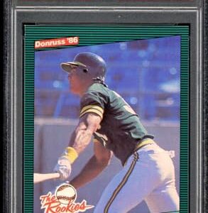 Jose Canseco Rookie Card 1986 Donruss The Rookies #22 PSA 9