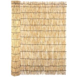 sukkot hadar- kosher reed schach-natural reed sukkha mat, highly dense whole reed peeled– easy assembly – 6x8-feet