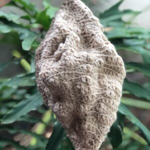 Crochet Wasp Nest Decoy. Handmade Hornet Nest Decoy. Fake Wasp Nest. Eco-Friendly. Garden Decoration. Housewarming Gift. Cabin Gift - Znet3D