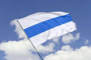 russian new anti-war white blue white protest flag 3x5 ft / 90x150 cm