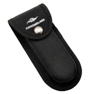 nylon pouch (large size) for 4.75''-5.25'' multitool, horizontally carry nylon case for gerber mp600,nylon sheaths for 5''-5.5'' large folding knives,knife holster with belt loop black cohomelars