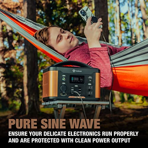 Southwire Elite 500 Series, 515Wh Backup Lithium Battery, 120V/500W Pure Sine Wave AC Outlet, Solar Generator (Solar Panel Not Included) for Home Backup Power, Emergency Power, Camping and more