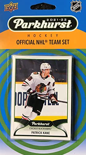 Chicago Blackhawks 2021 2022 Upper Deck Factory Sealed 10 Card Team Set with Patrick Kane and Jonathan Toews Plus