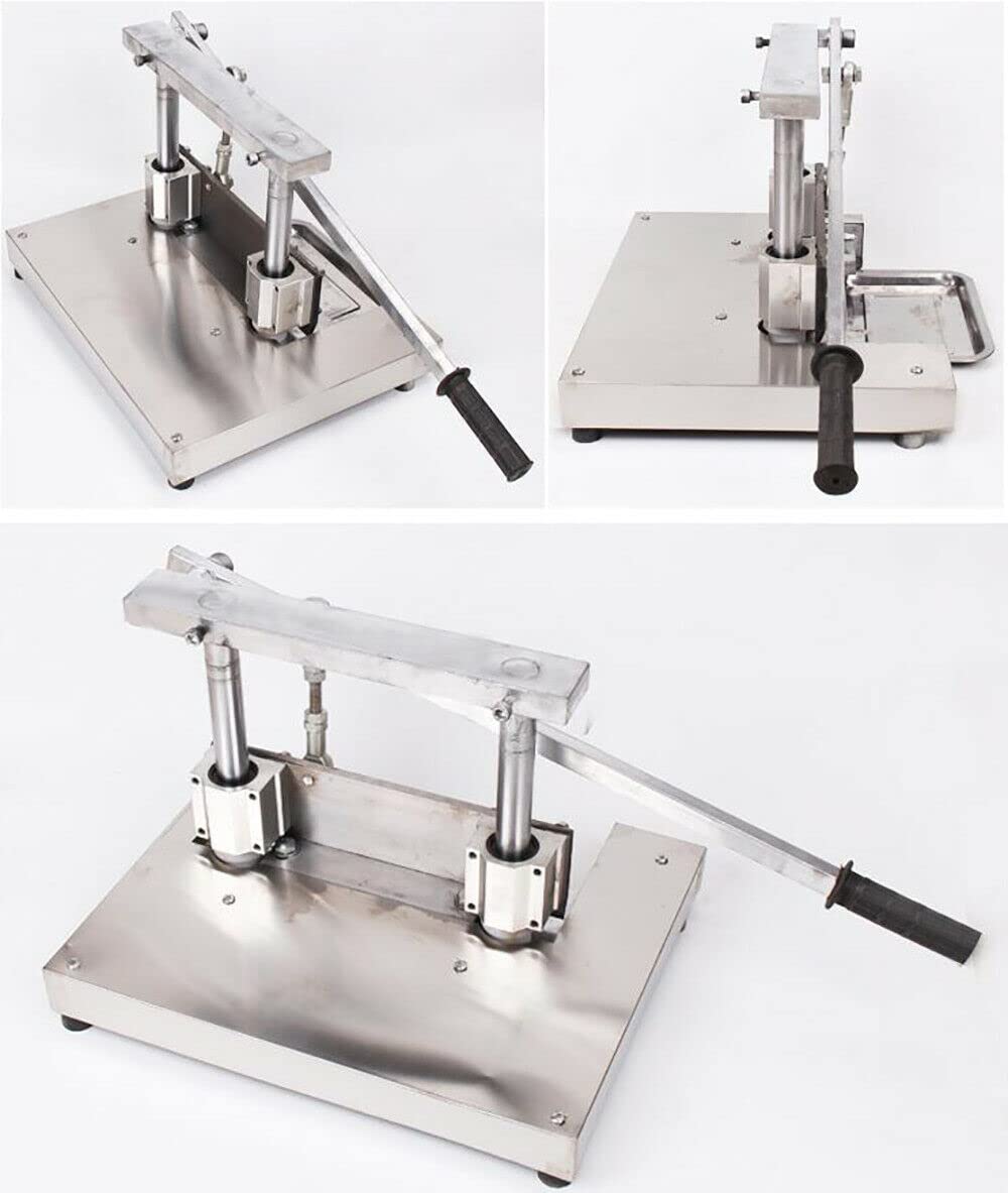 Commercial Stainless Steel Countertop Manual Type Meat Cutting Machine Frozen Meat Bone Sawing Machine 190MM