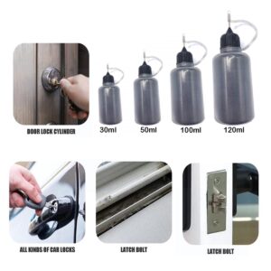 120ml Non-Toxic Lubricant Maintaining Graphite Powder Fine Lubricant Engine Cover Safety Gate Locksmith Cylinder Padlock