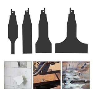 4PCS Reciprocating Saw Scraper Blade Multifunctional High Carbon Steel Tile Cleaning Tools