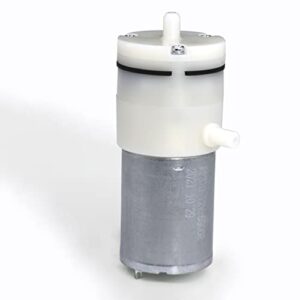 yogulgul mini air pump 12v dc, micro water pump motor with 2 hose clamps, vacuum pumping booster for treatment instrument 1 pcs