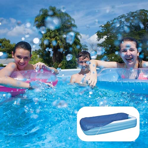 Rectangular Pool Cover, Above Ground Pool Covers, Inflatable Pool Cover for Swim Centers Size 120 in x 72 in (305 cm x183 cm)
