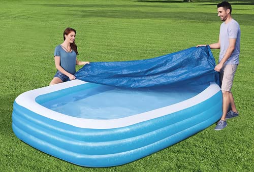 Rectangular Pool Cover, Above Ground Pool Covers, Inflatable Pool Cover for Swim Centers Size 120 in x 72 in (305 cm x183 cm)