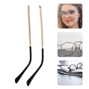 ibasenice Eyeglass Replacement Arm, 1 Pair Glasses Temple Sunglasses Arm Eyewear Frame Temple Replacement Universal Eyeglasses Replacement Temple for Glasses, Sunglasses