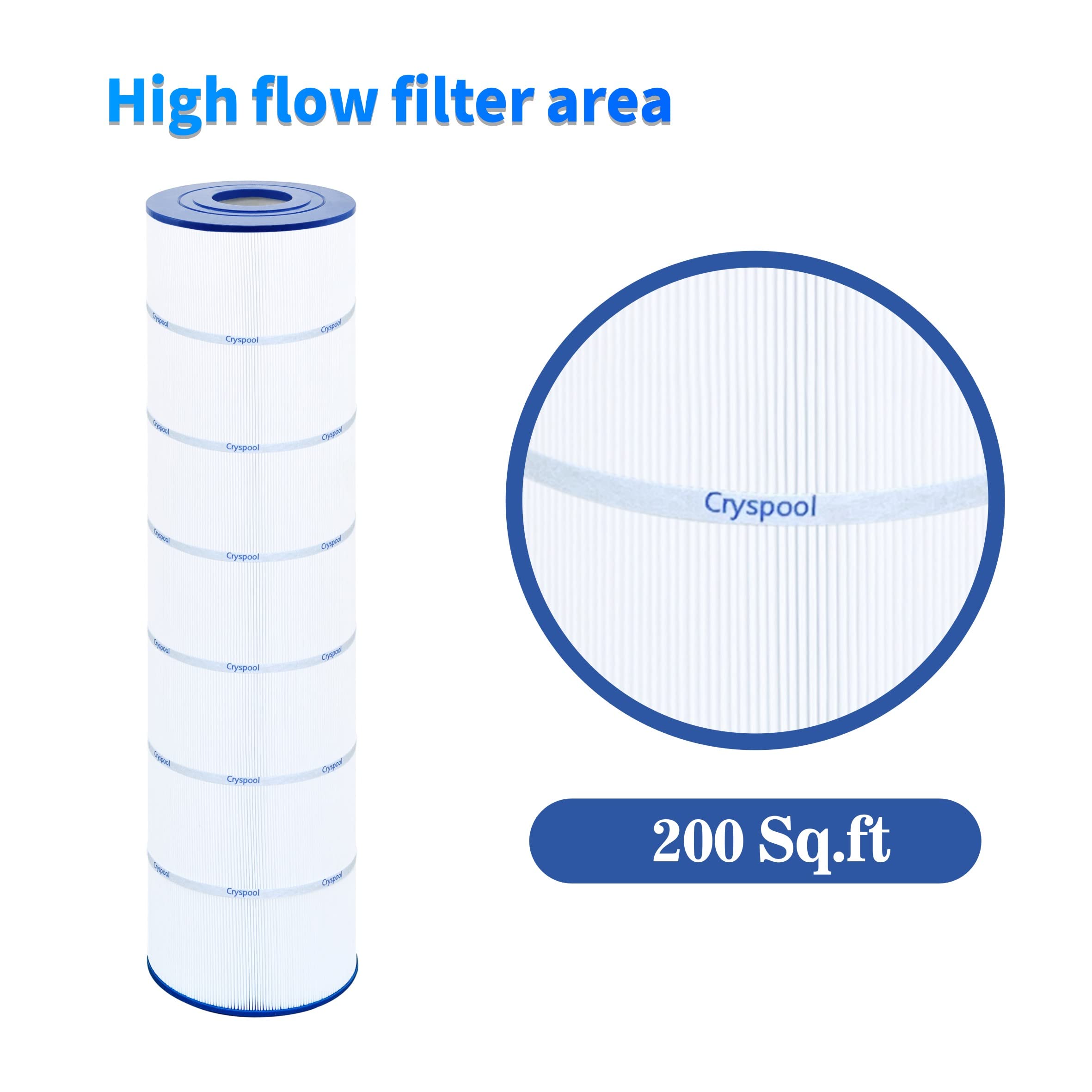 CRYSPOOL Pool Filter Compatible with Jandy CS200, R0462400, PJANCS200, C-8418, FC-0823, 200 sq.ft, 1 Pack