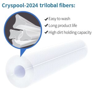 CRYSPOOL Pool Filter Compatible with Jandy CS250, R0462500, PJANCS250, C-8425, FC-0824, 250 sq.ft, 1 Pack