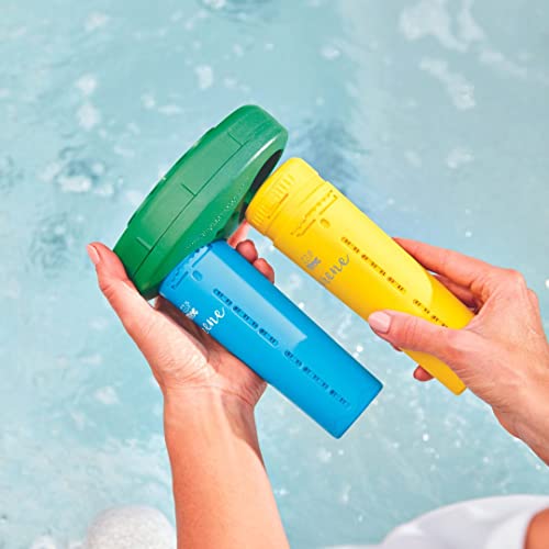 FROG Serene Floating Complete Sanitizing System + 2 FROG Maintain Non-Chlorine Shock Treatments for Hot Tubs, Quick and Easy Self-Regulating Hot Tub Sanitizer with Bromine and FROG Sanitizing Minerals