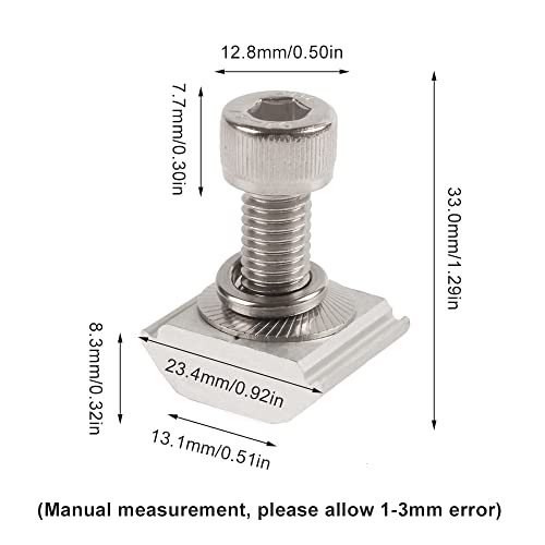 6 Sets Solar Panel Clamps Solar Mounting Brackets Metal Roof Mounting Bracket Screw for RV Boat Caravans Off Gird Installation,Set of 4 Units