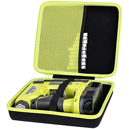 Khanka Hard Storage Case Replacement for Ryobi 18-Volt ONE+ Cordless Compression Drive 3/8 in. Crown Stapler P317, Case Only
