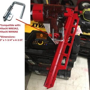 M745h1 Spring Loaded Rafter Hook/Retractable Nail Gun Hanger compatible with for Hitachi NR83A2 NR90AE