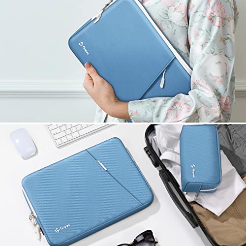 FINPAC Laptop Sleeve with Accessory Pouch for MacBook Pro M3/M2/M1 14-inch, MacBook Air/Pro 13, Protective Case with Tech Bag