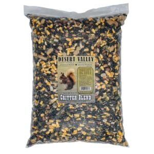 desert valley premium critter blend - wildlife - wild bird food, squirrels, rabbits, chipmunks & more (10-pounds)