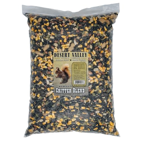 Desert Valley Premium Critter Blend - Wildlife - Wild Bird Food, Squirrels, Rabbits, Chipmunks & More (10-Pounds)