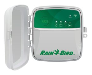 rain bird arc8 app-based indoor/outdoor smart irrigation wifi timer/controller, 8-zone/station, epa watersense certified, compatible with alexa