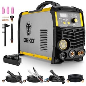 deko ac/dc inverter tig/mma welder,250a fully digital welding machine with foot pedal,igbt,vrd function for carbon steel,stainless steel,copper,aluminum and aluminum alloys…