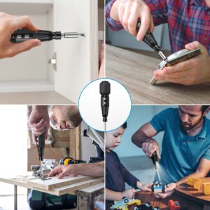 AMIR Electric Screwdriver Cordless, Rechargeable Power Screwdrivers Set, Portable Automatic Home Repair Tool Kit with LED Lights and USB Cable