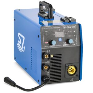 S7 200Amp MIG Welder,110V&220V 4 in 1 MIG&ARC&Lift TIG Gas/Gasless Inverter Multi-Process Dual Voltage Welding Machine